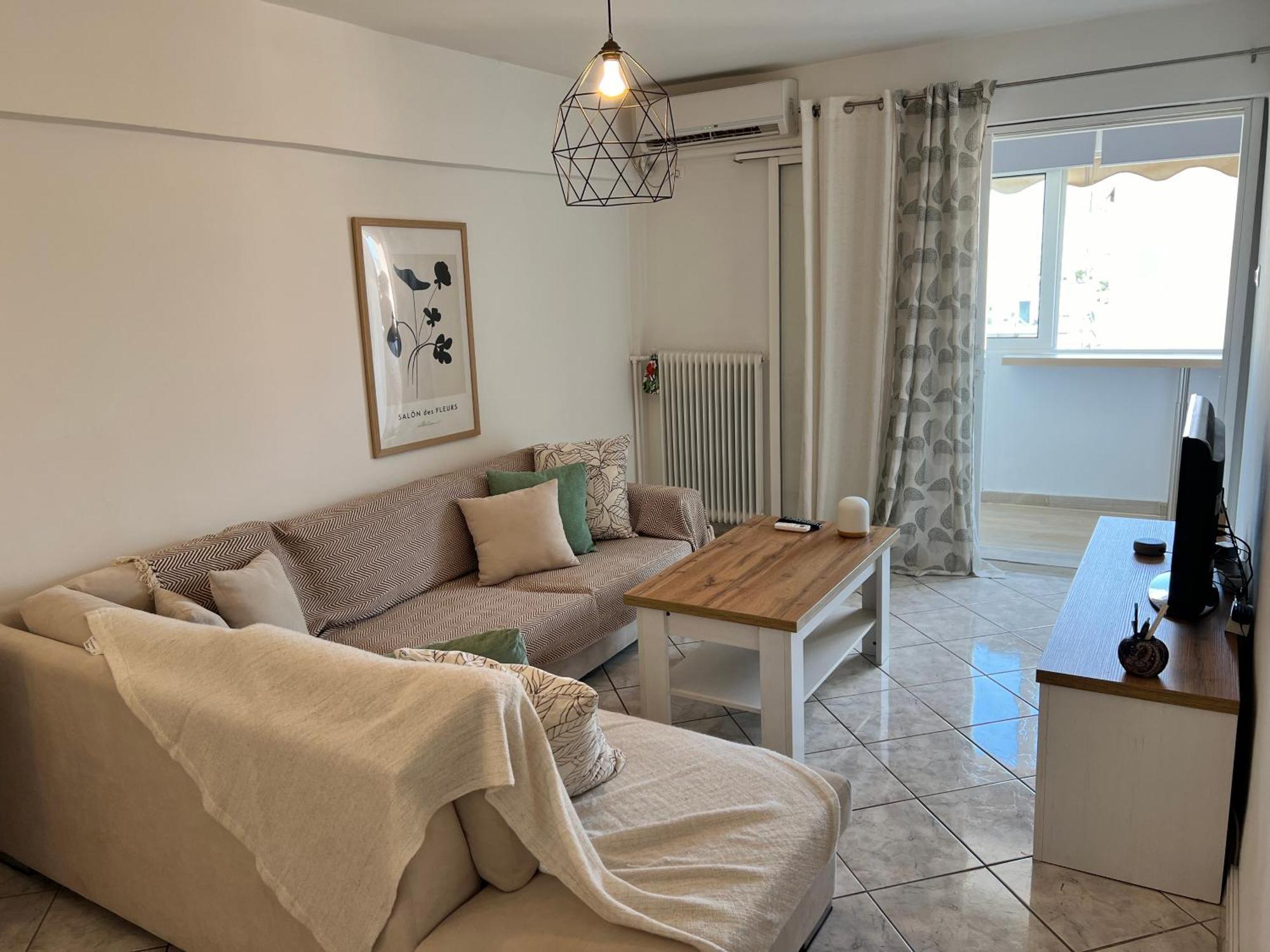 Apartment Athenian Sky View - Next To Metro *