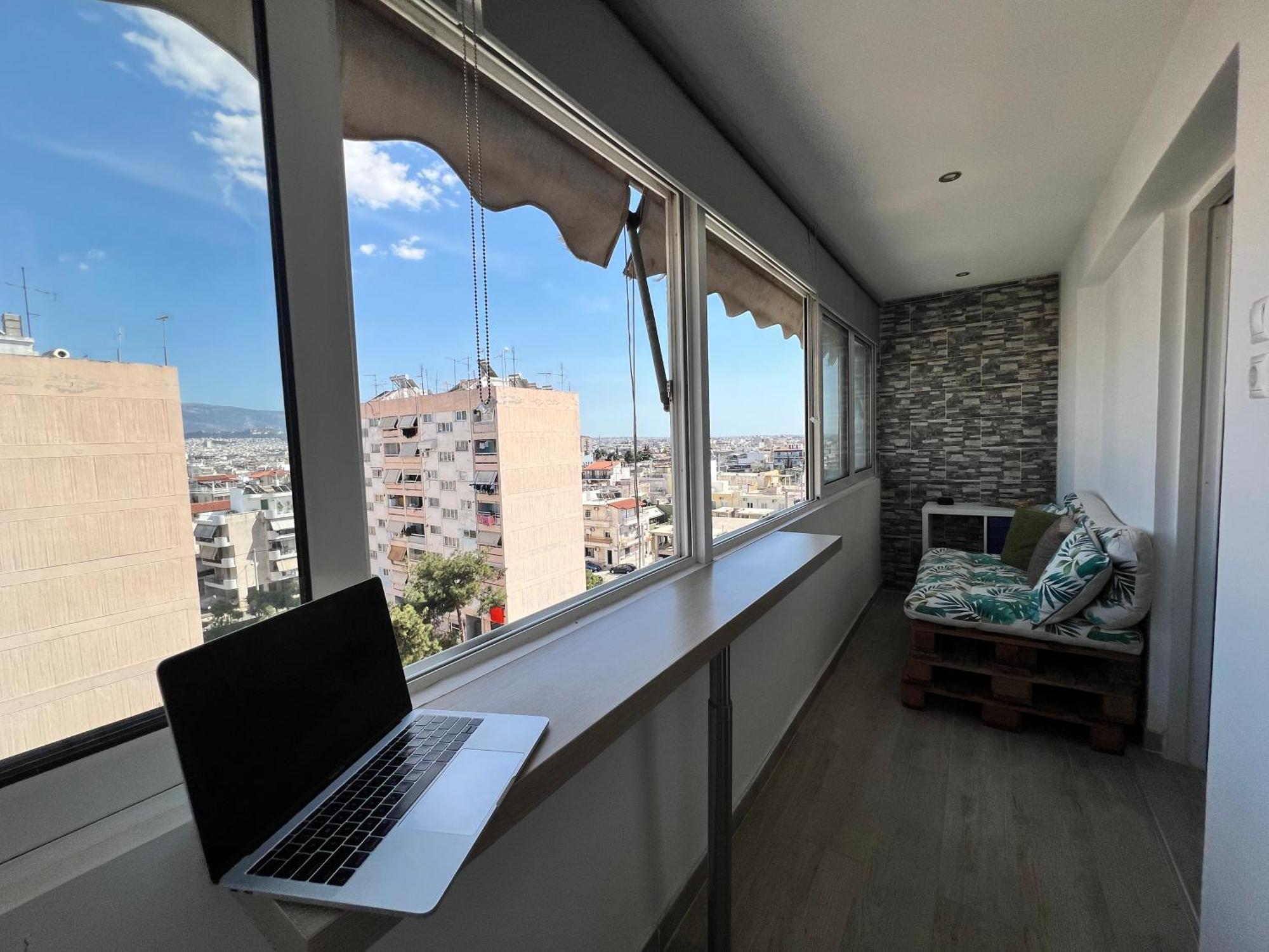 Apartment Athenian Sky View - Next To Metro Athens